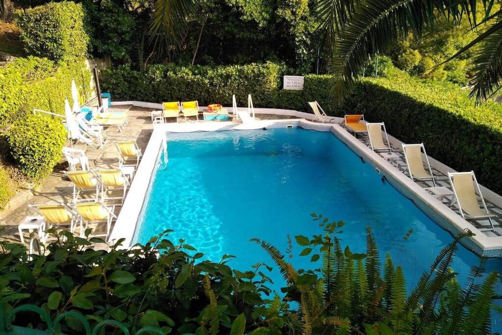 Portofino Appartamento Vista Mare Con Piscina Rapallo Exterior photo